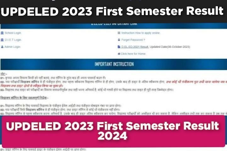 UPDELED 2023 First Semester Result 2024